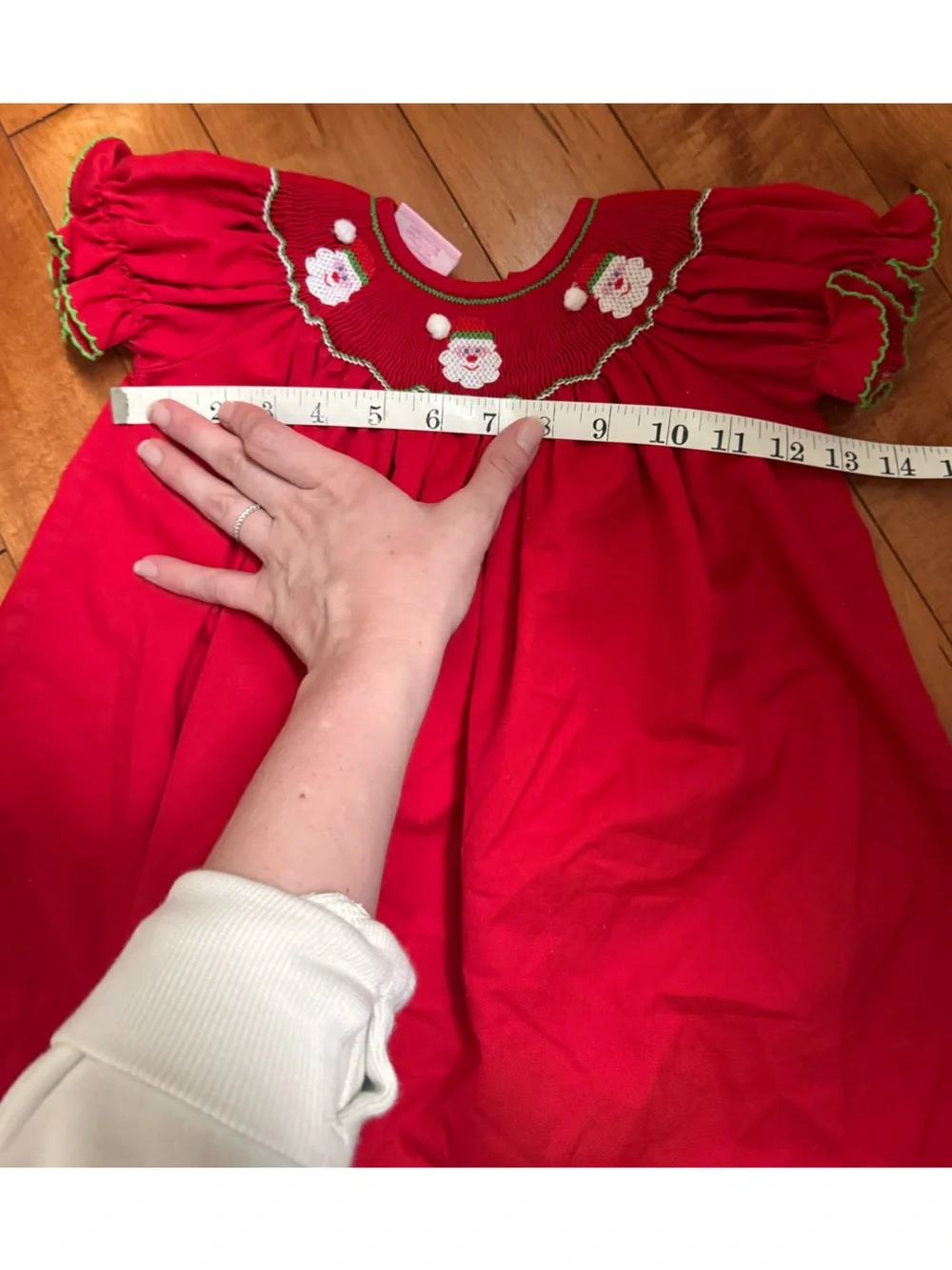 Smocked Santa Dress